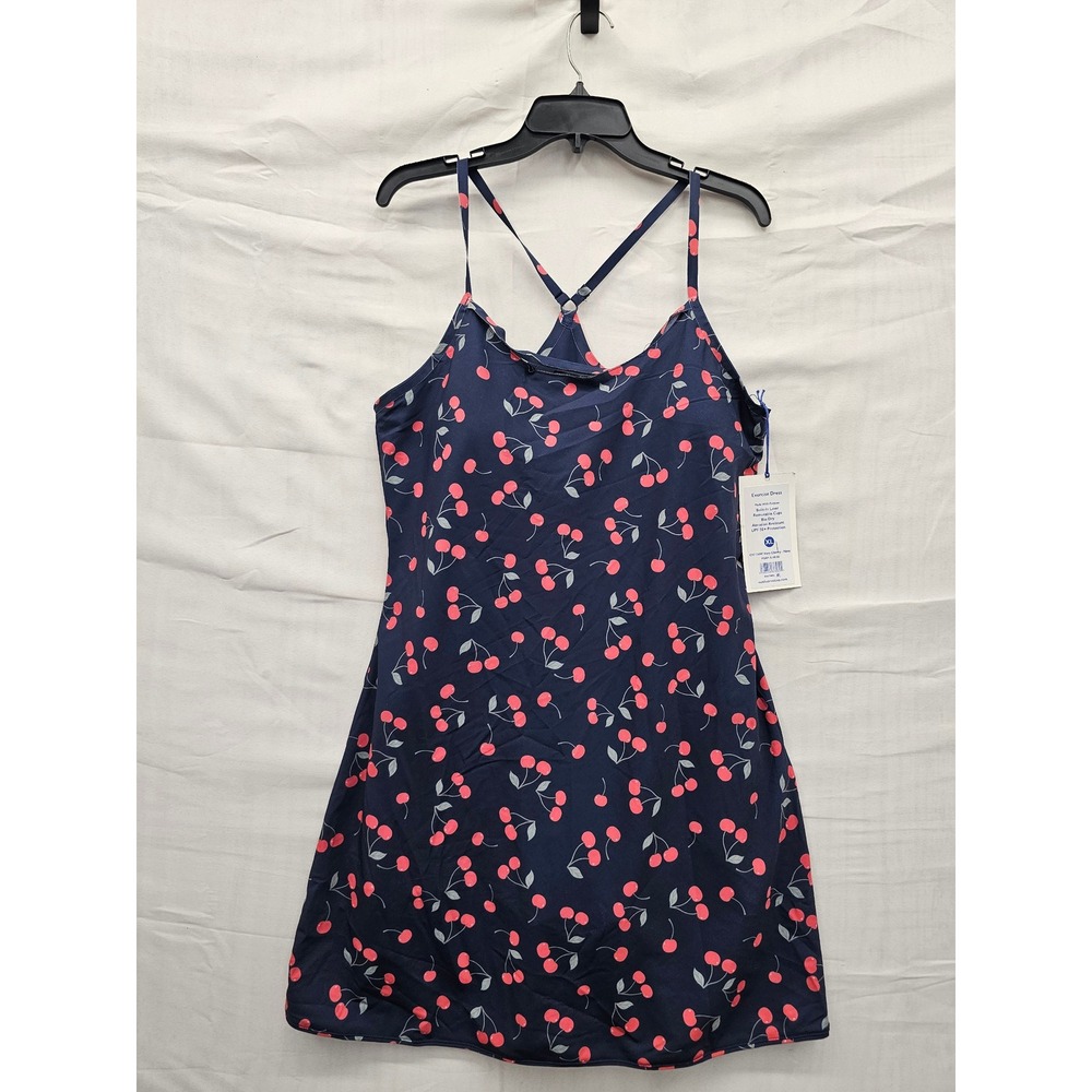Outdoor Voices Womens Exercise Dress Navy Nylon Blend Workout Size XL